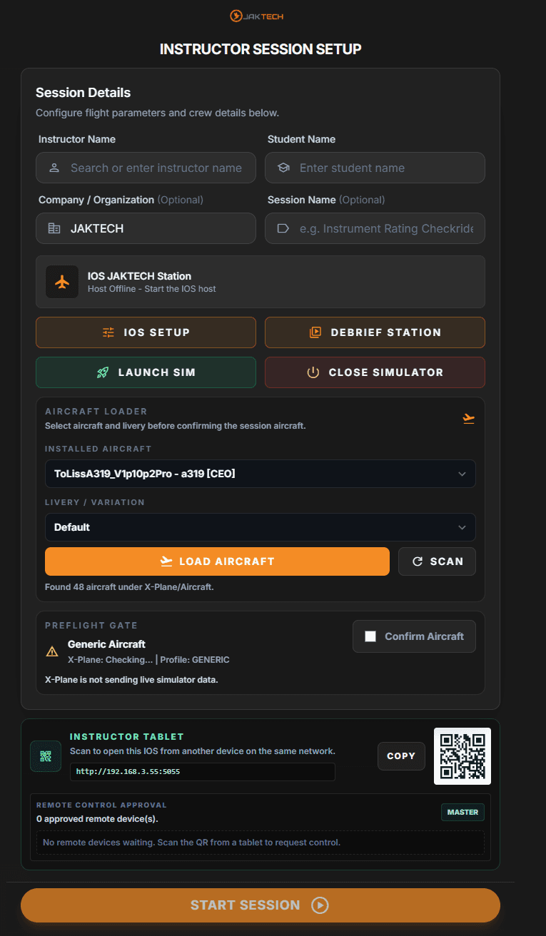 Product view: JAKTECH IOS for X-Plane 12 2