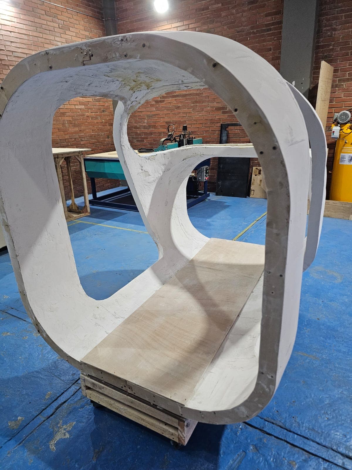 Simulator cockpit mold and project development work
